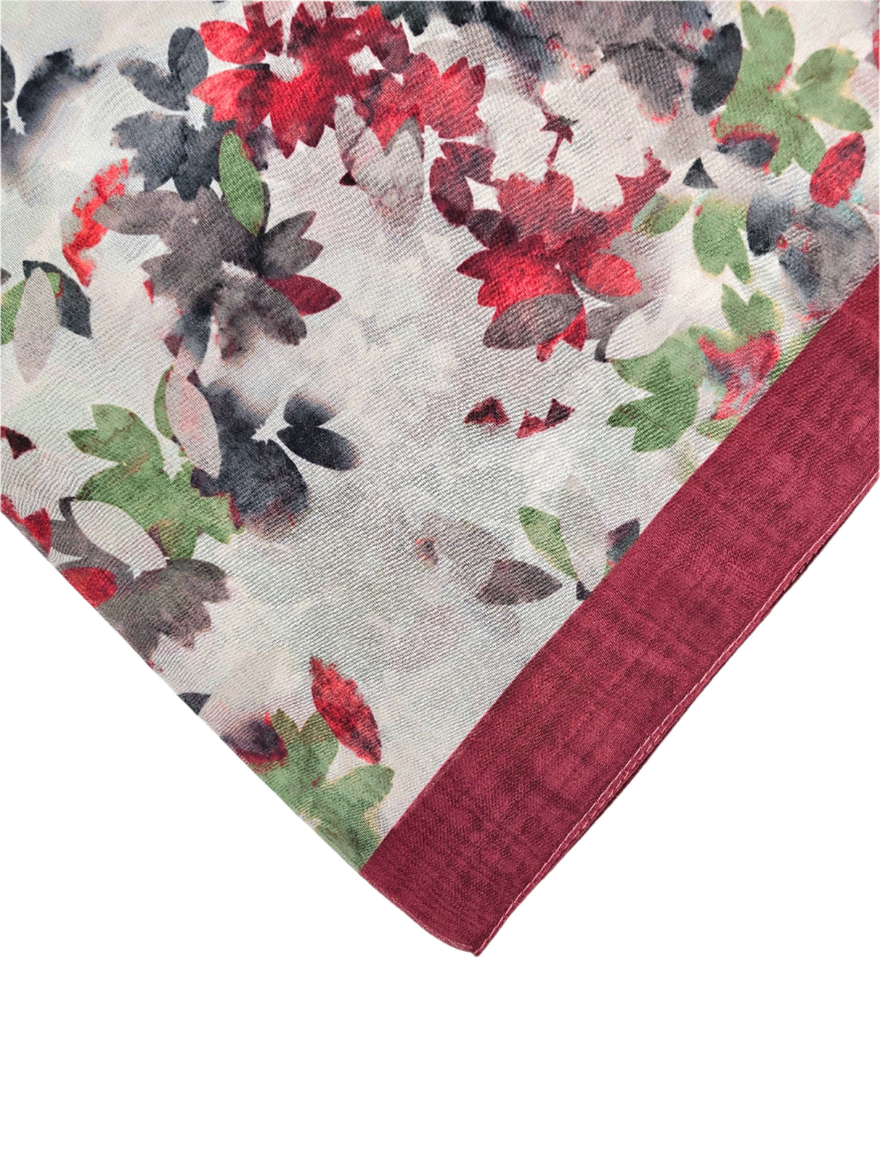 Printed Chiffon Floral Hijab