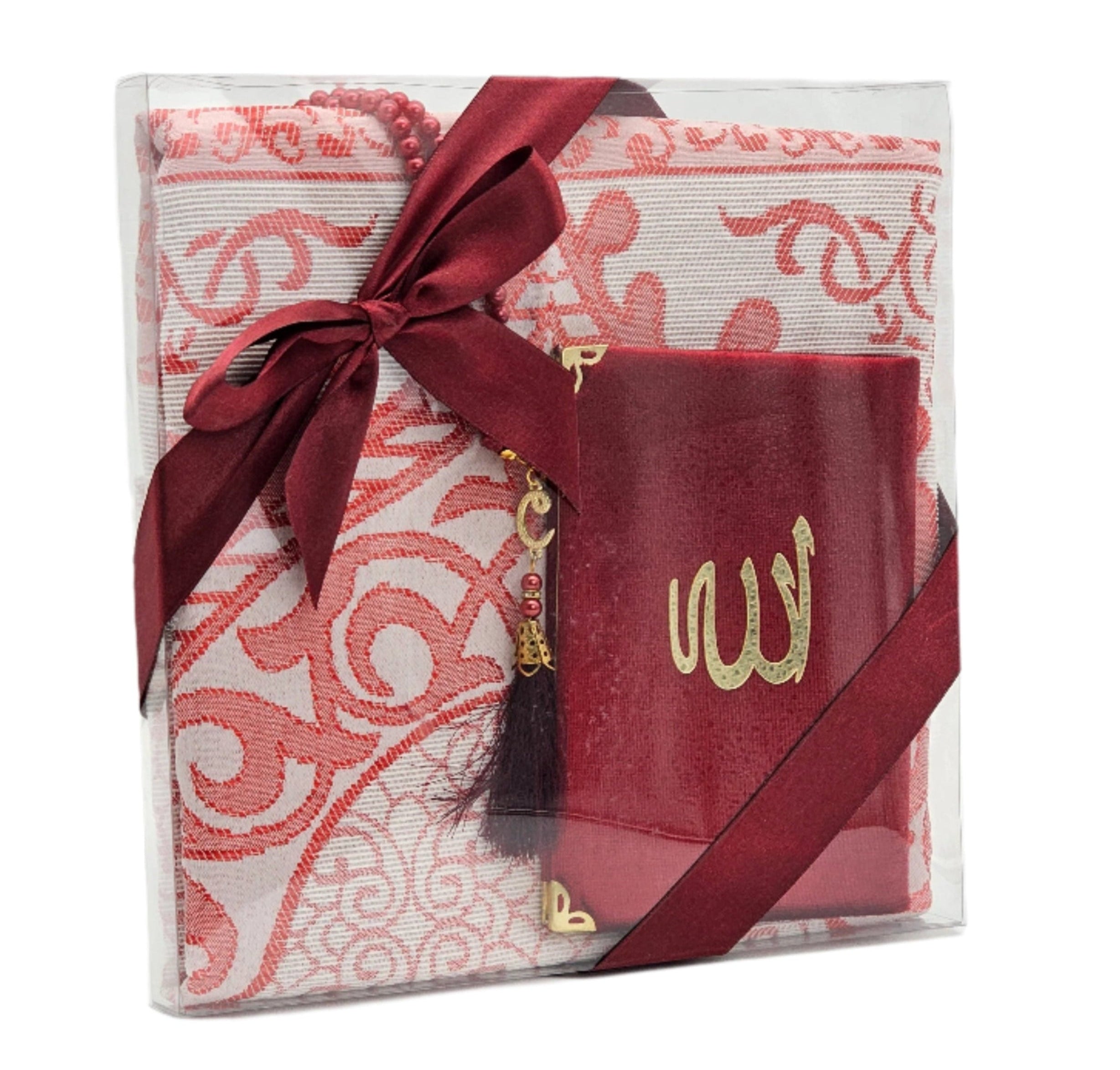 3 Piece Panj Surah, Prayer Mat, Tasbih Gift Set