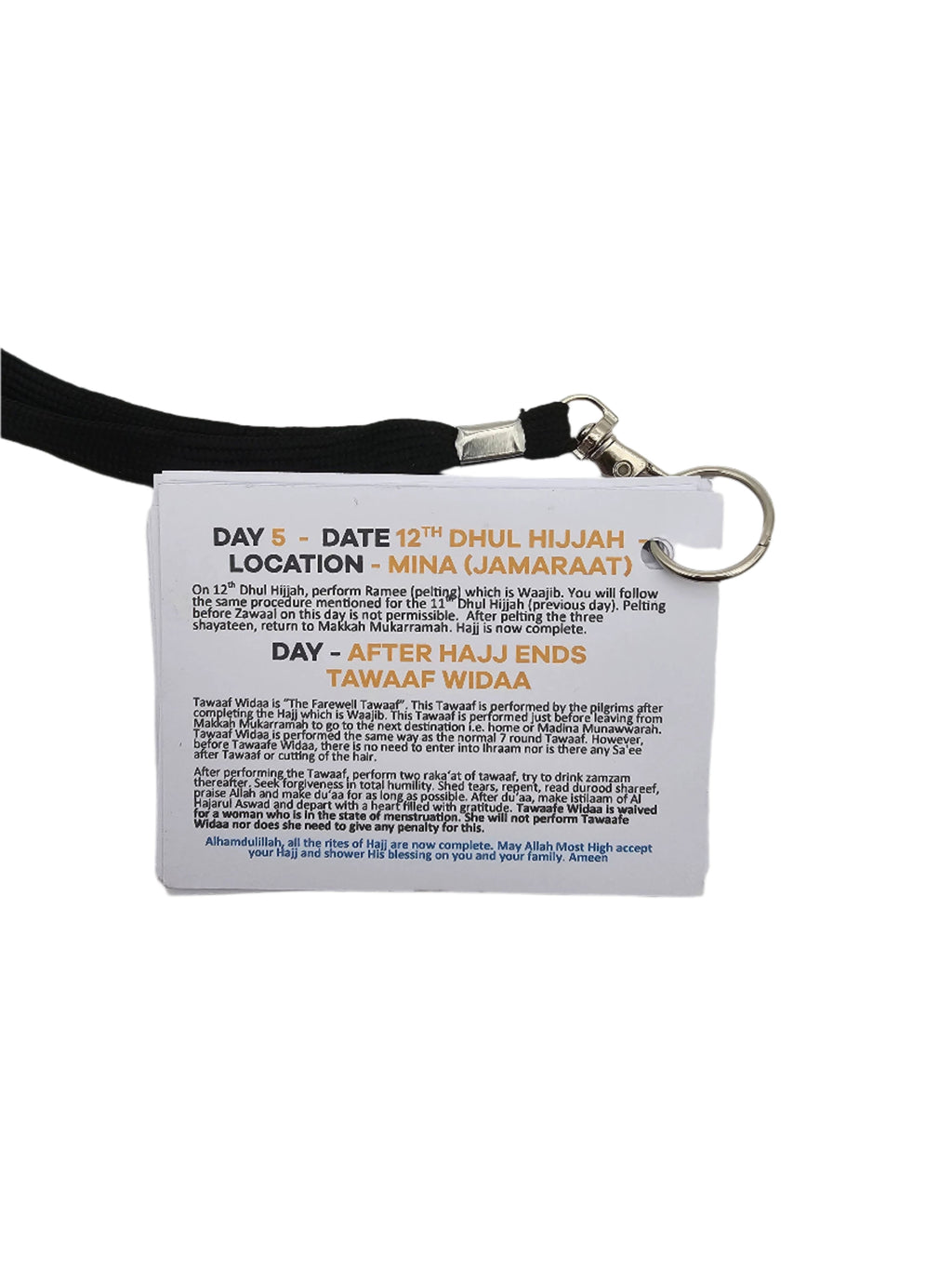 The Hajj Guide/Flash Cards