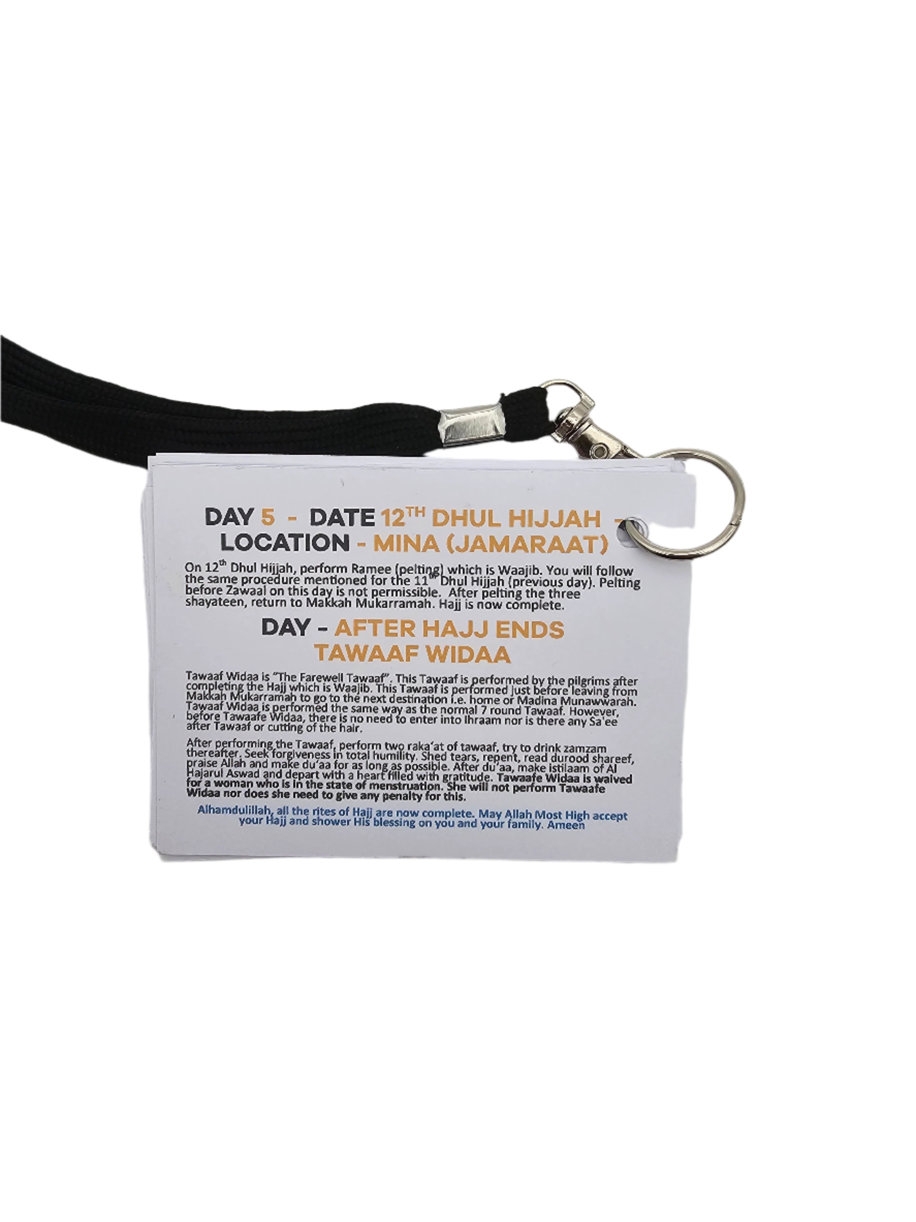The Hajj Guide/Flash Cards