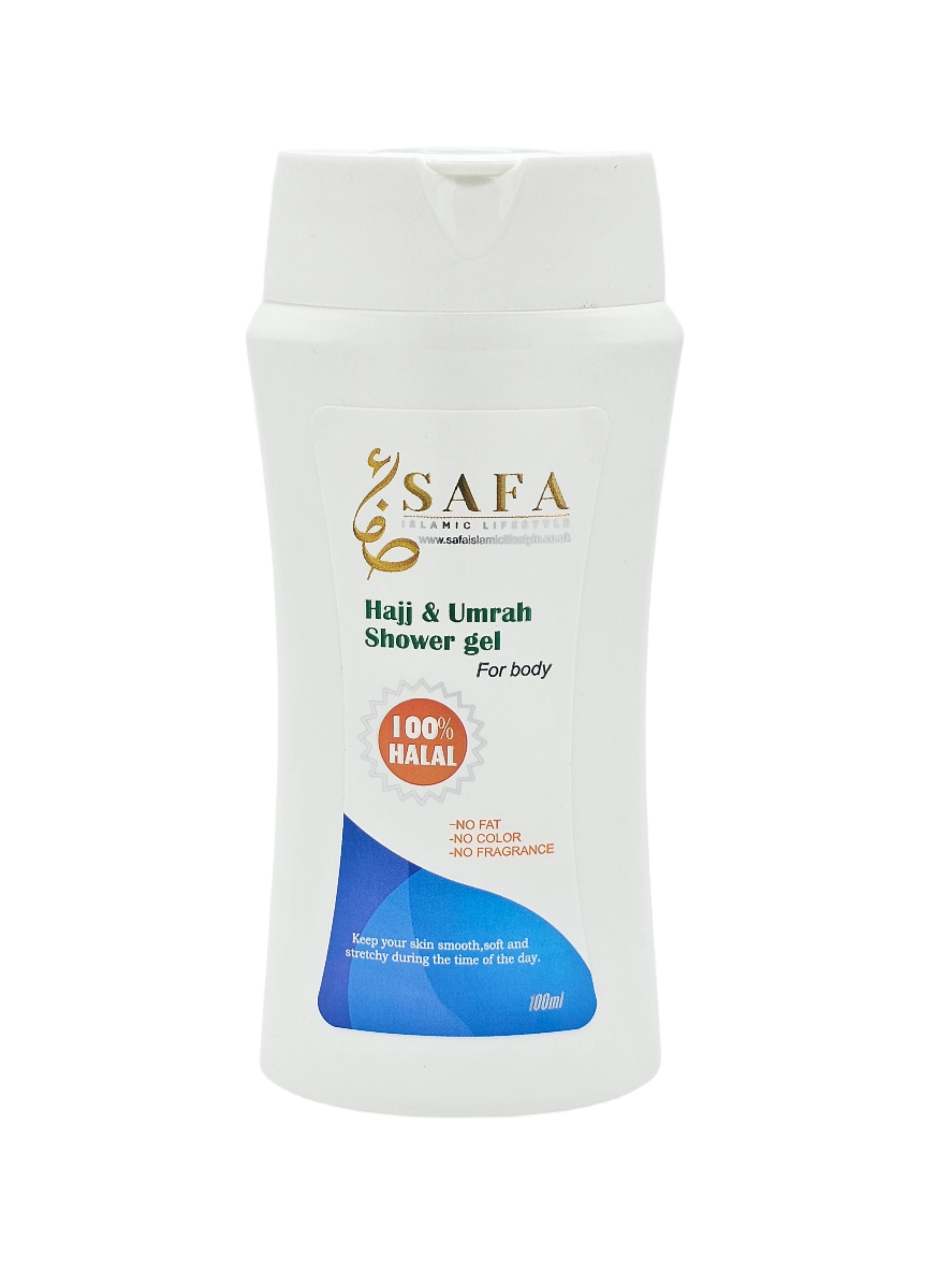 Hajj & Umrah Shower Gel – 100% Pure, Ihram-Friendly Cleanser