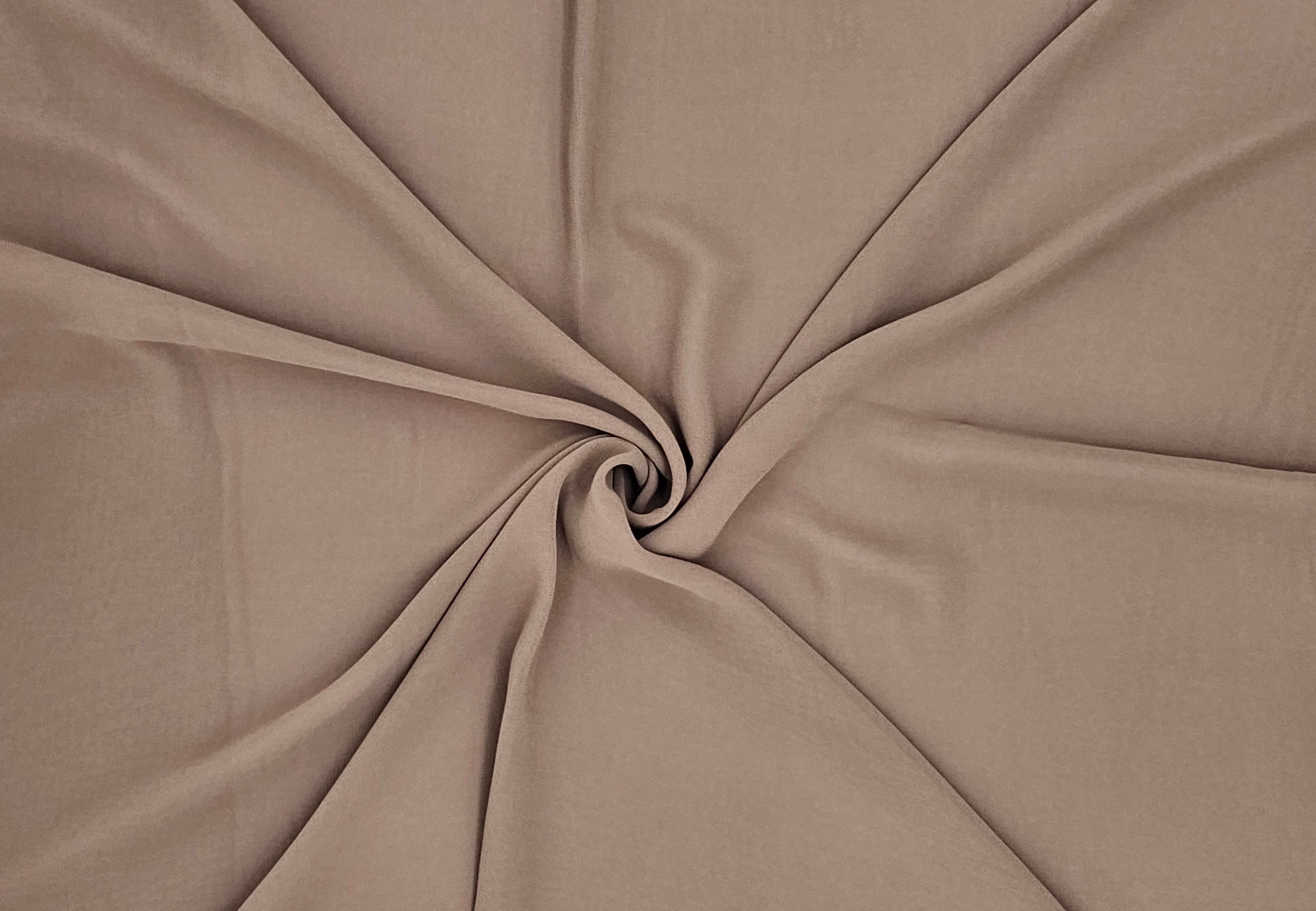 Chiffon Single Layer Double Stitched Scarf
