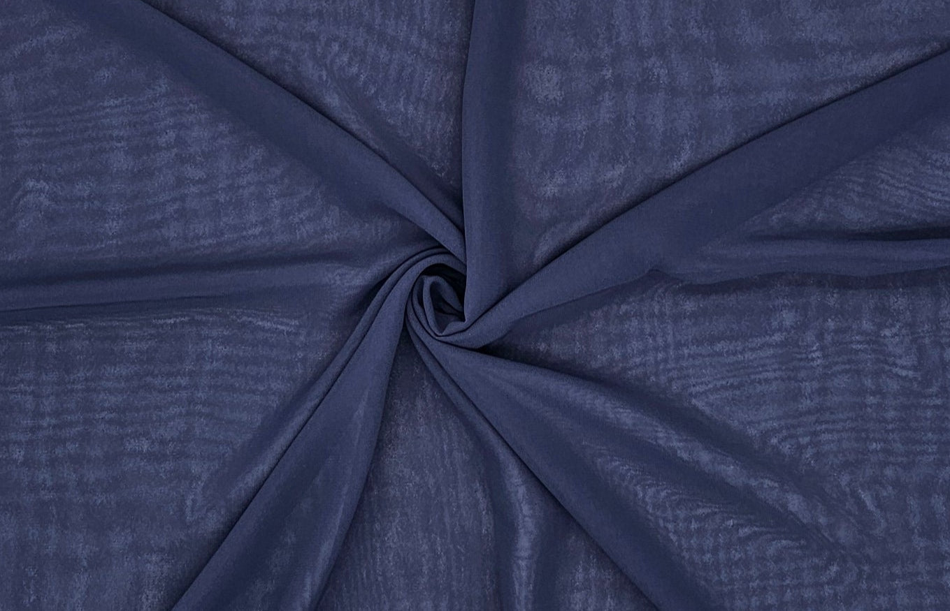 Chiffon Single Layer Double Stitched Scarf