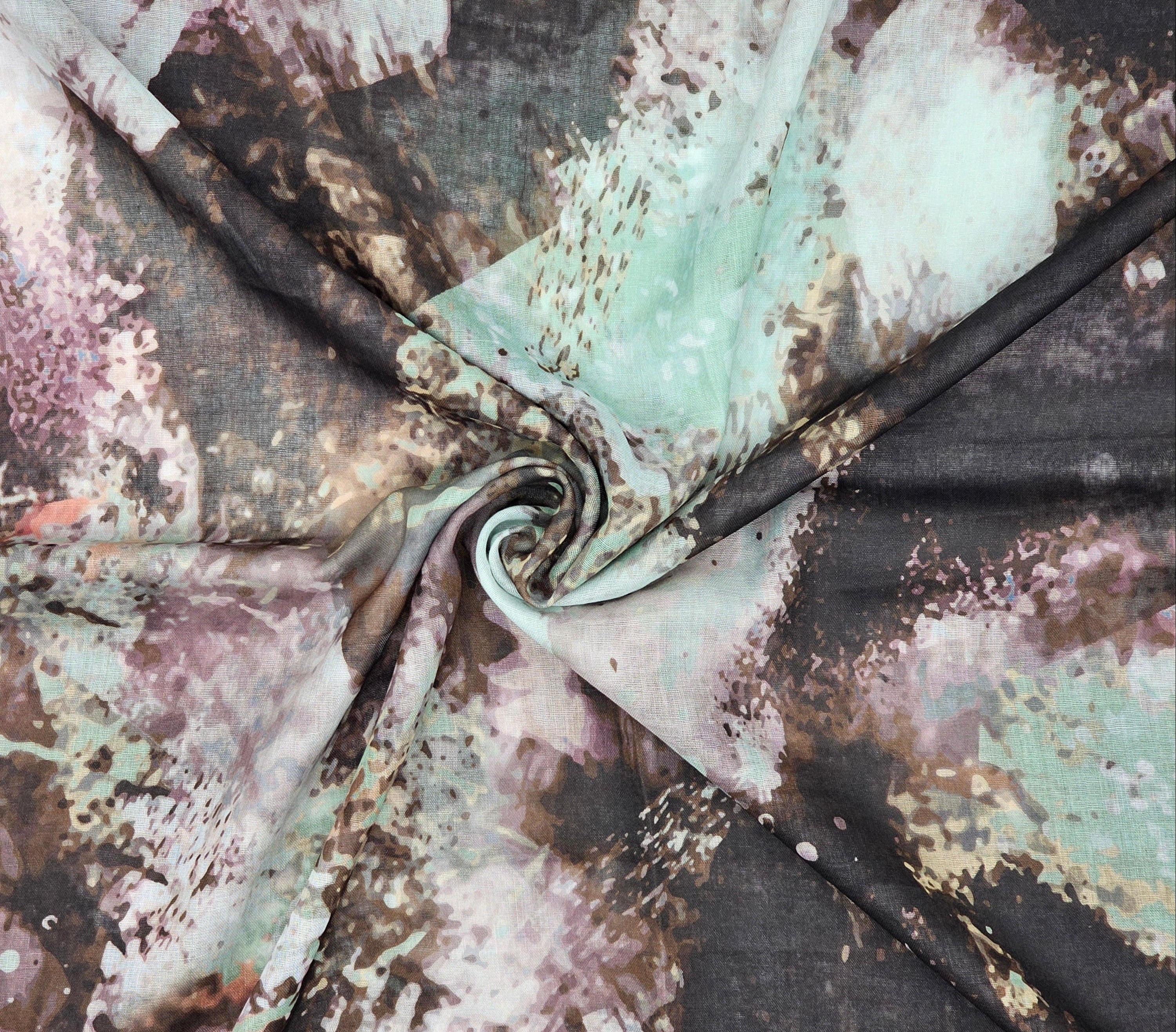 100% Signature Modal Watercolour Scarf