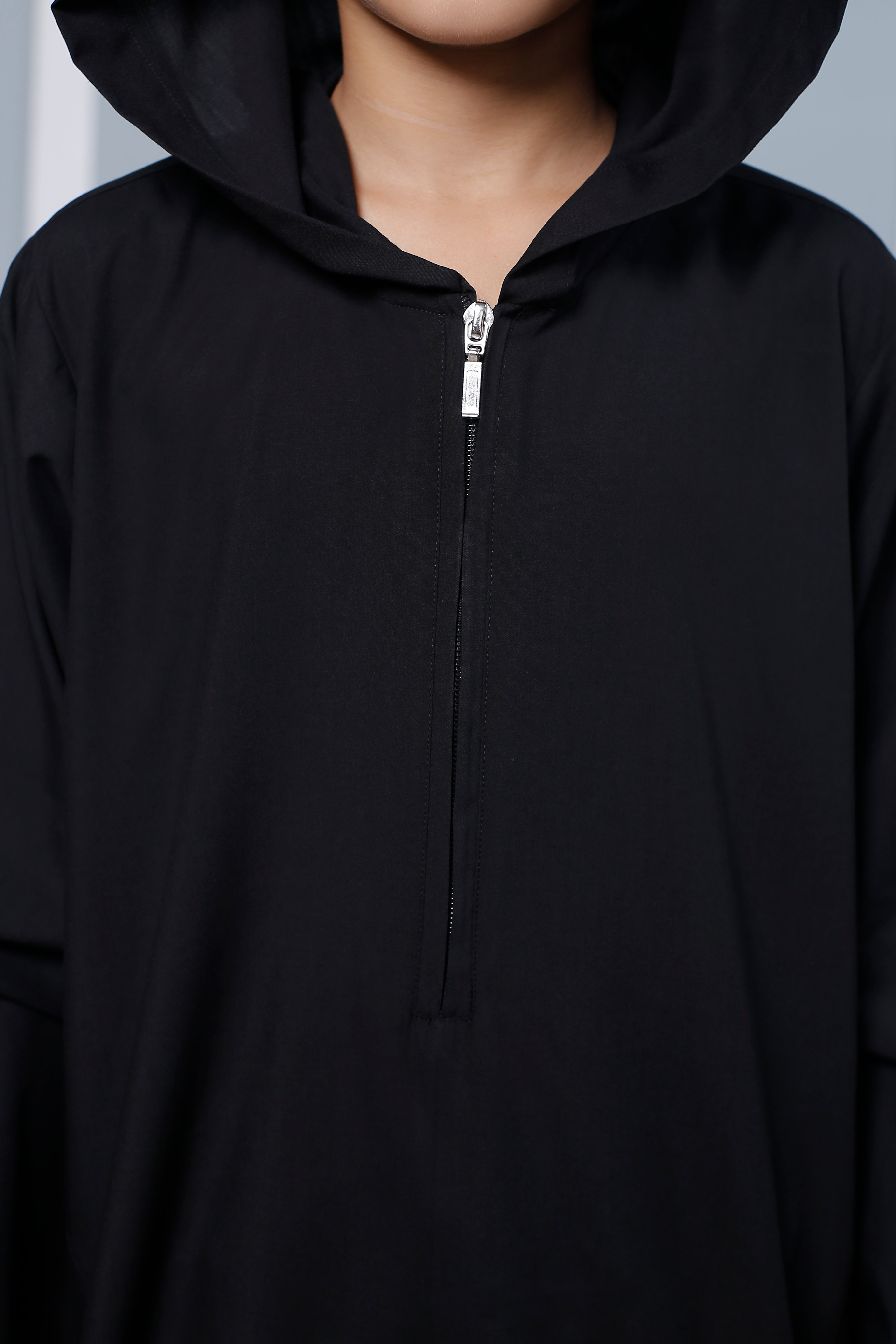 Zip Close Hooded Jubba