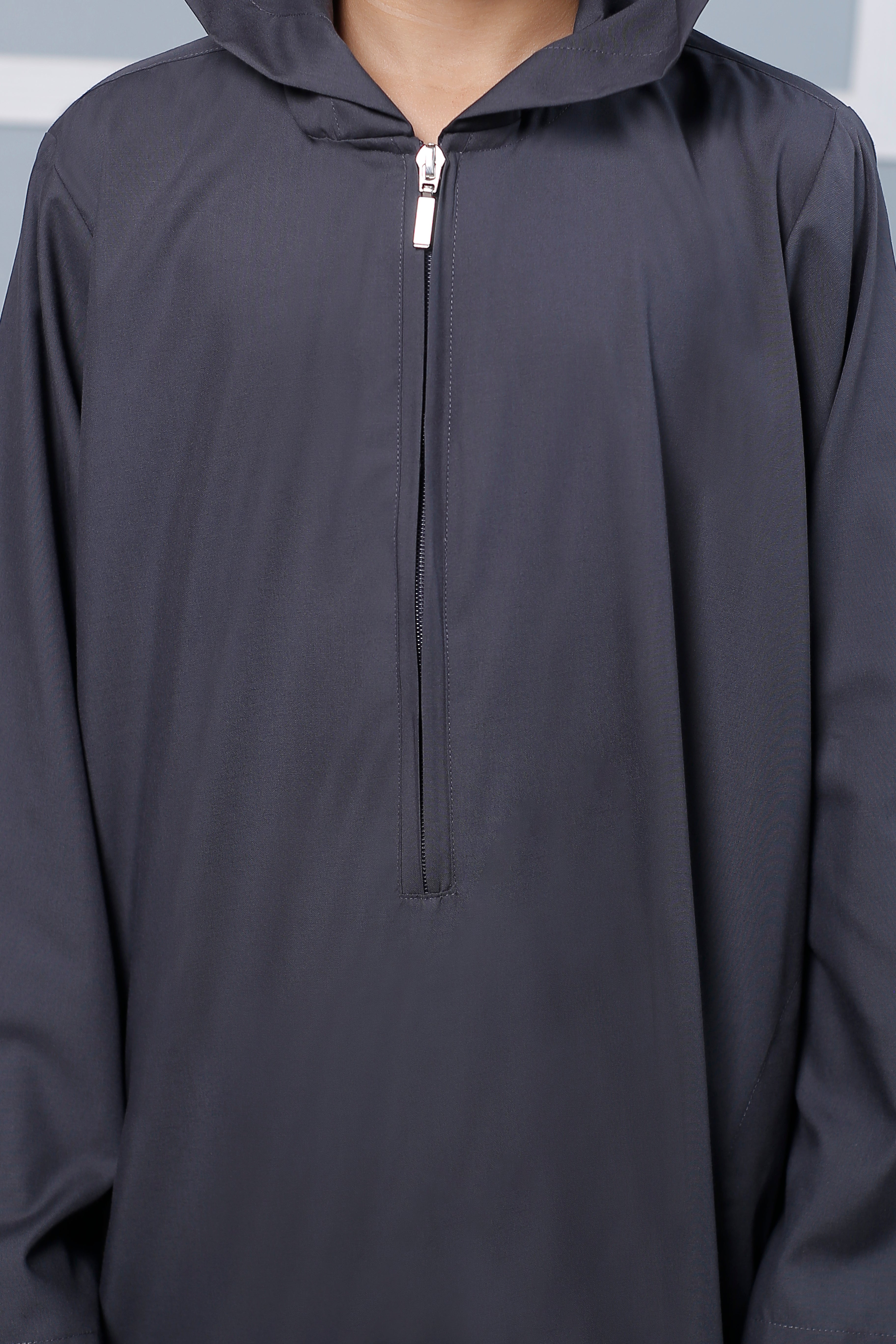 Zip Close Hooded Jubba