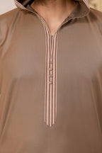 Blue Hooded Long Sleeve Jubba with Pockets