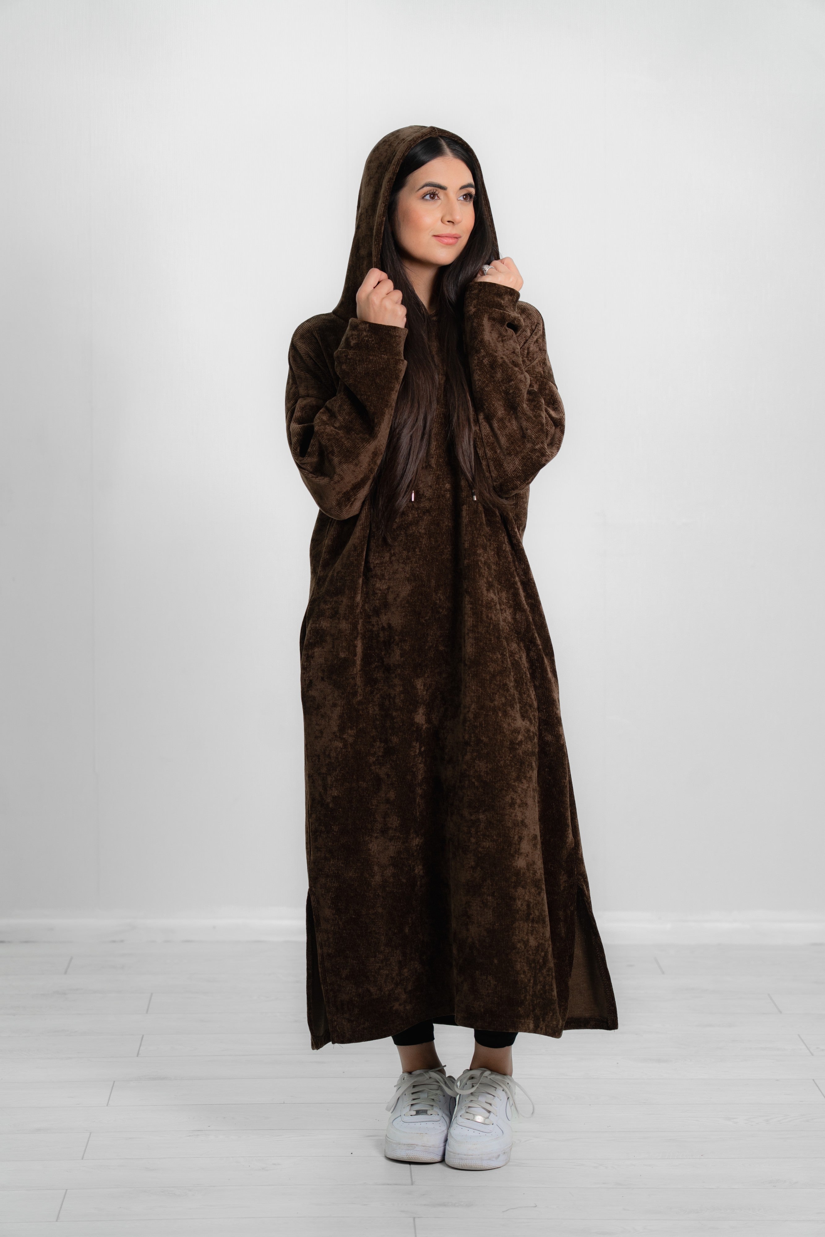 Women’s Wool Hooded Abaya