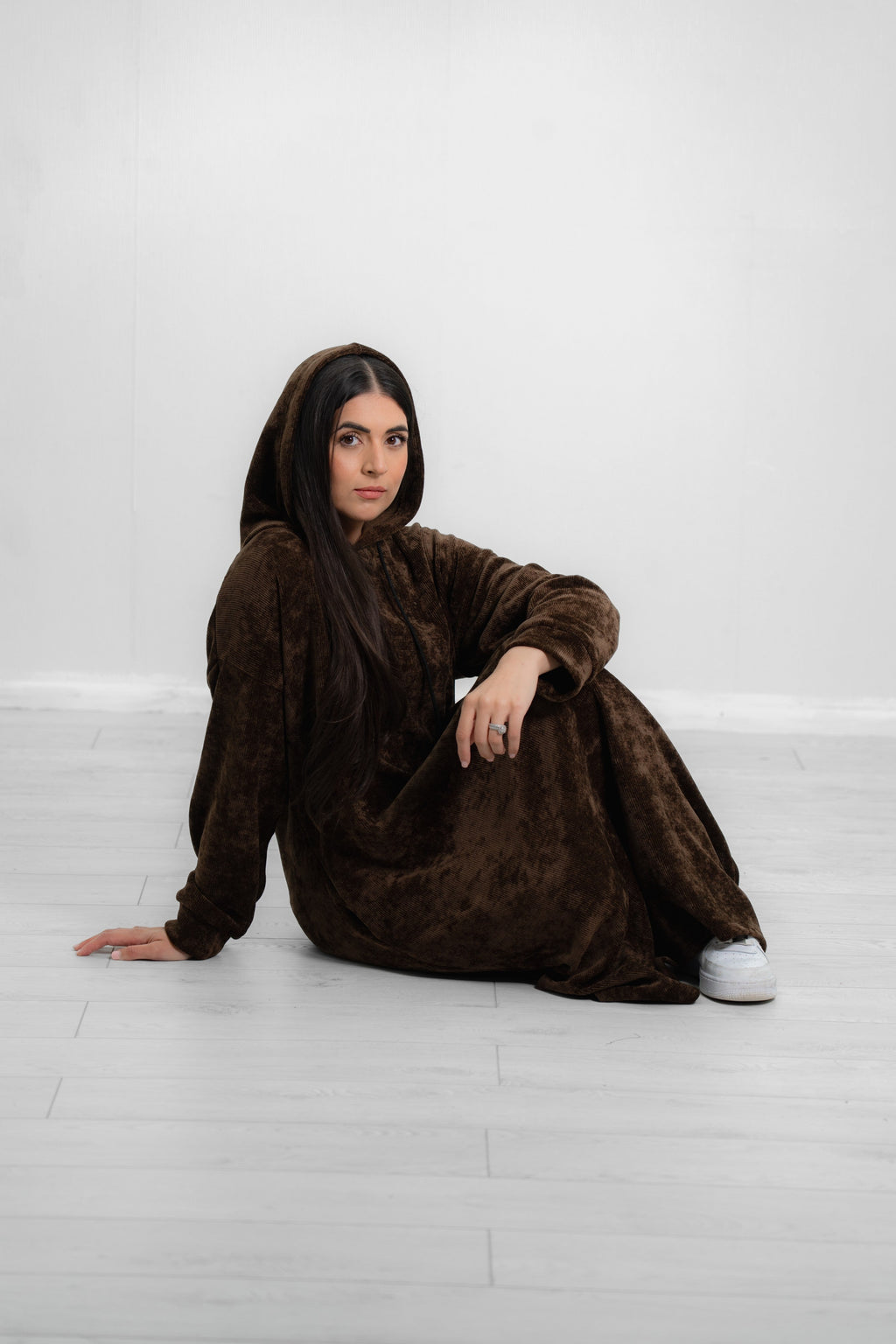 Women’s Wool Hooded Abaya