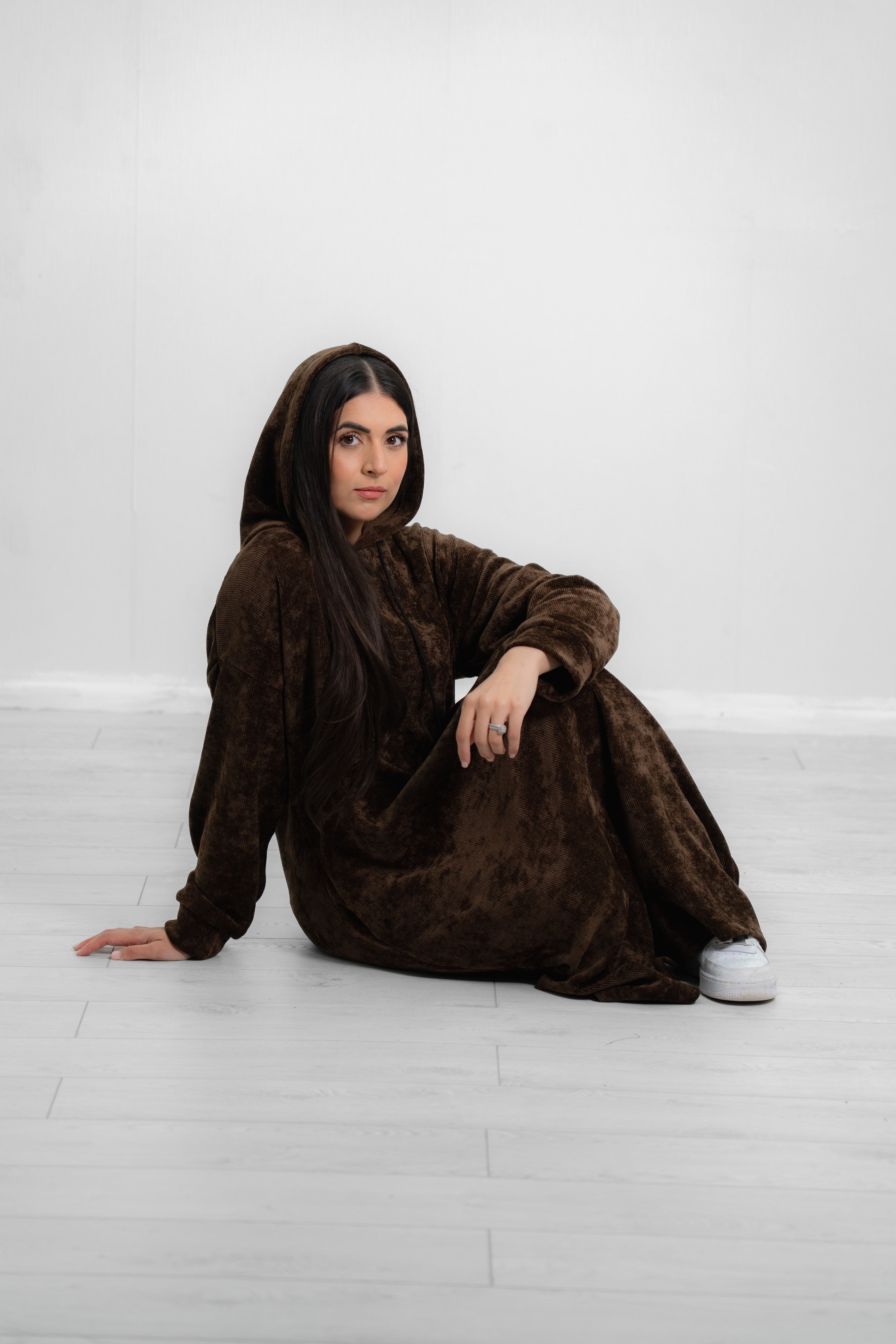 Women’s Wool Hooded Abaya