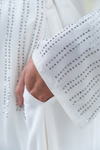 Pink Diamond Detail Abaya