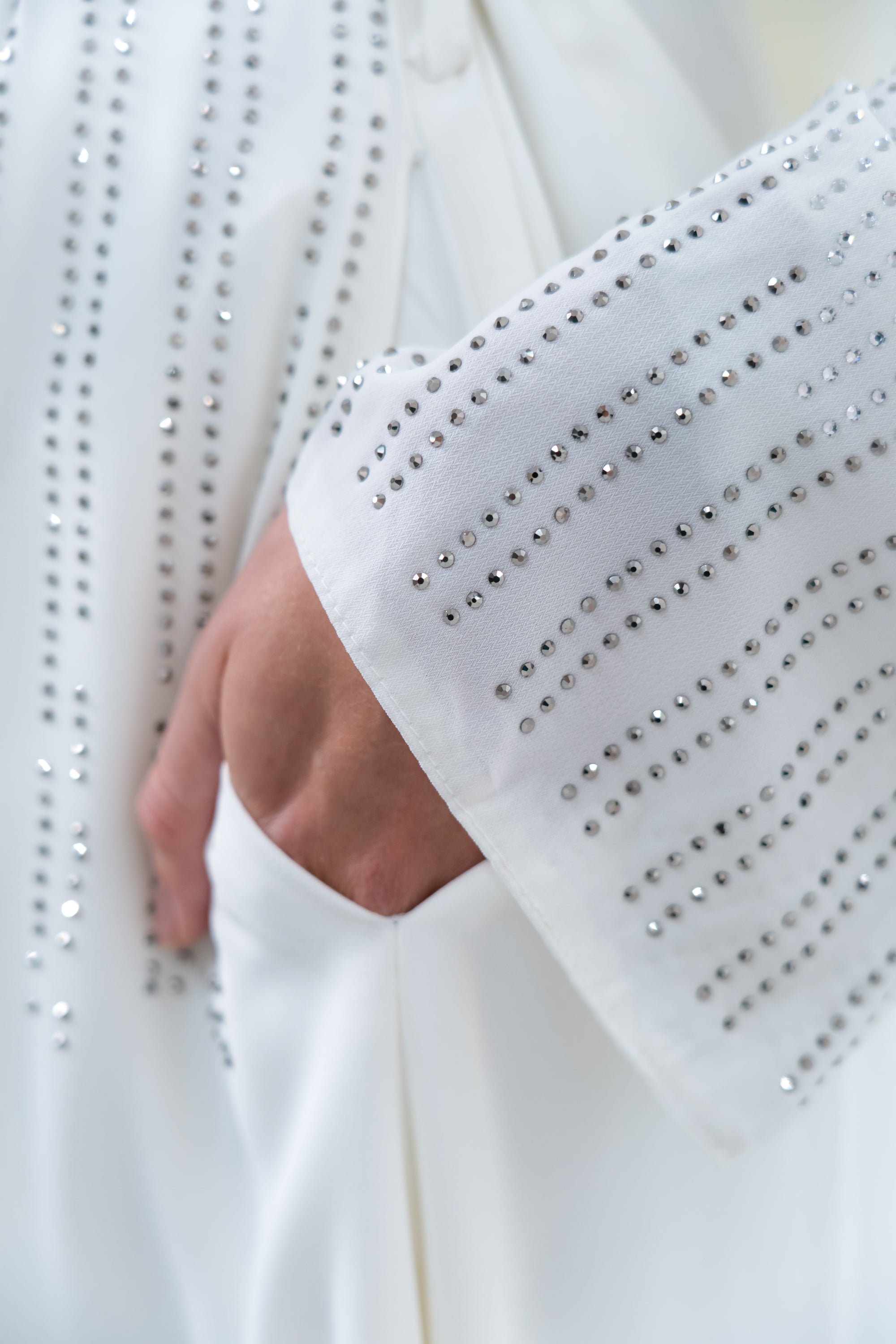 Pink Diamond Detail Abaya