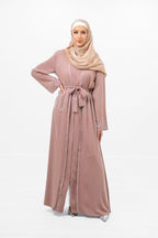 Pink Diamond Detail Abaya