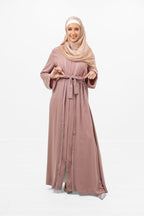 Pink Diamond Detail Abaya
