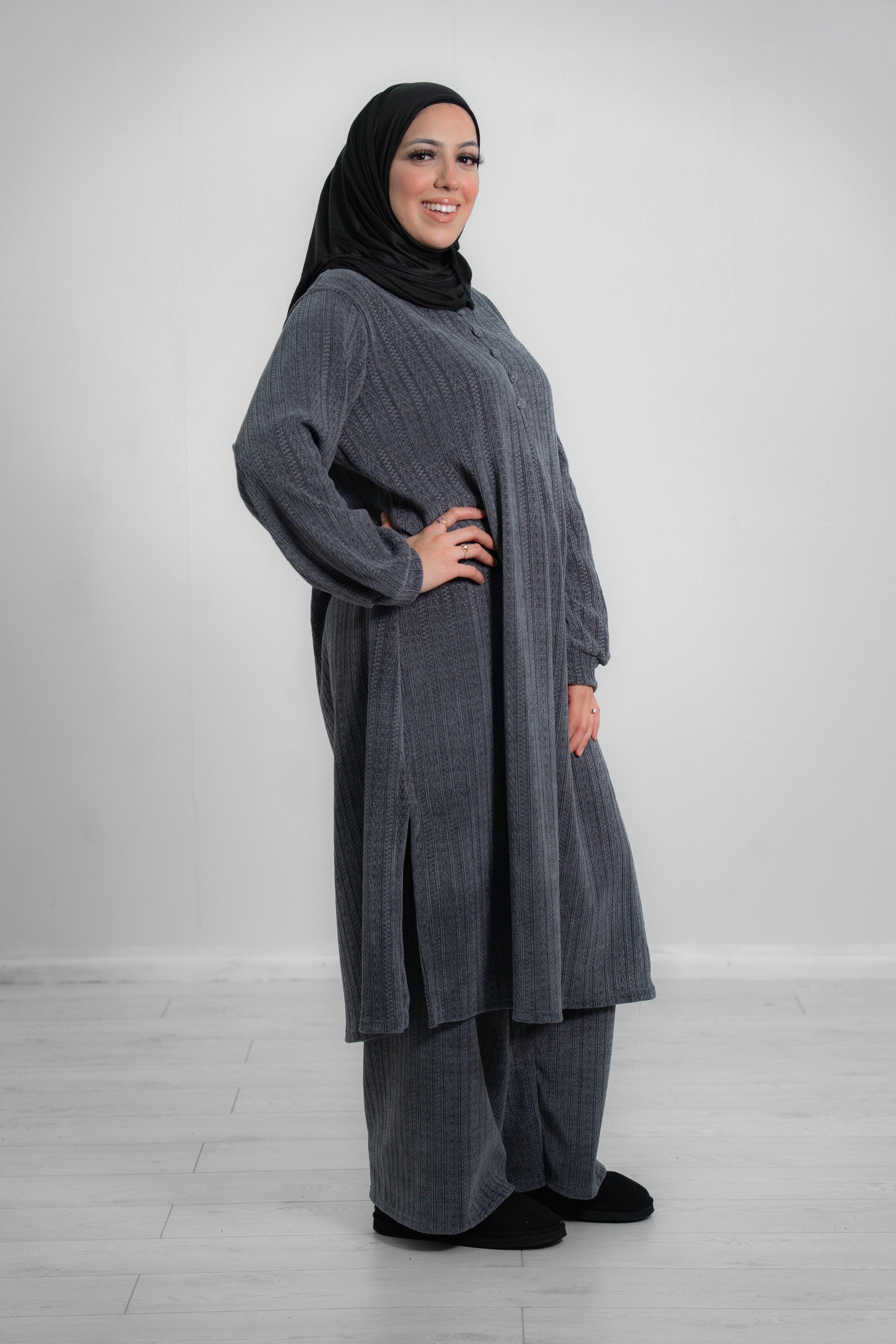 Women’s Long Chenille Wool Co-Ord
