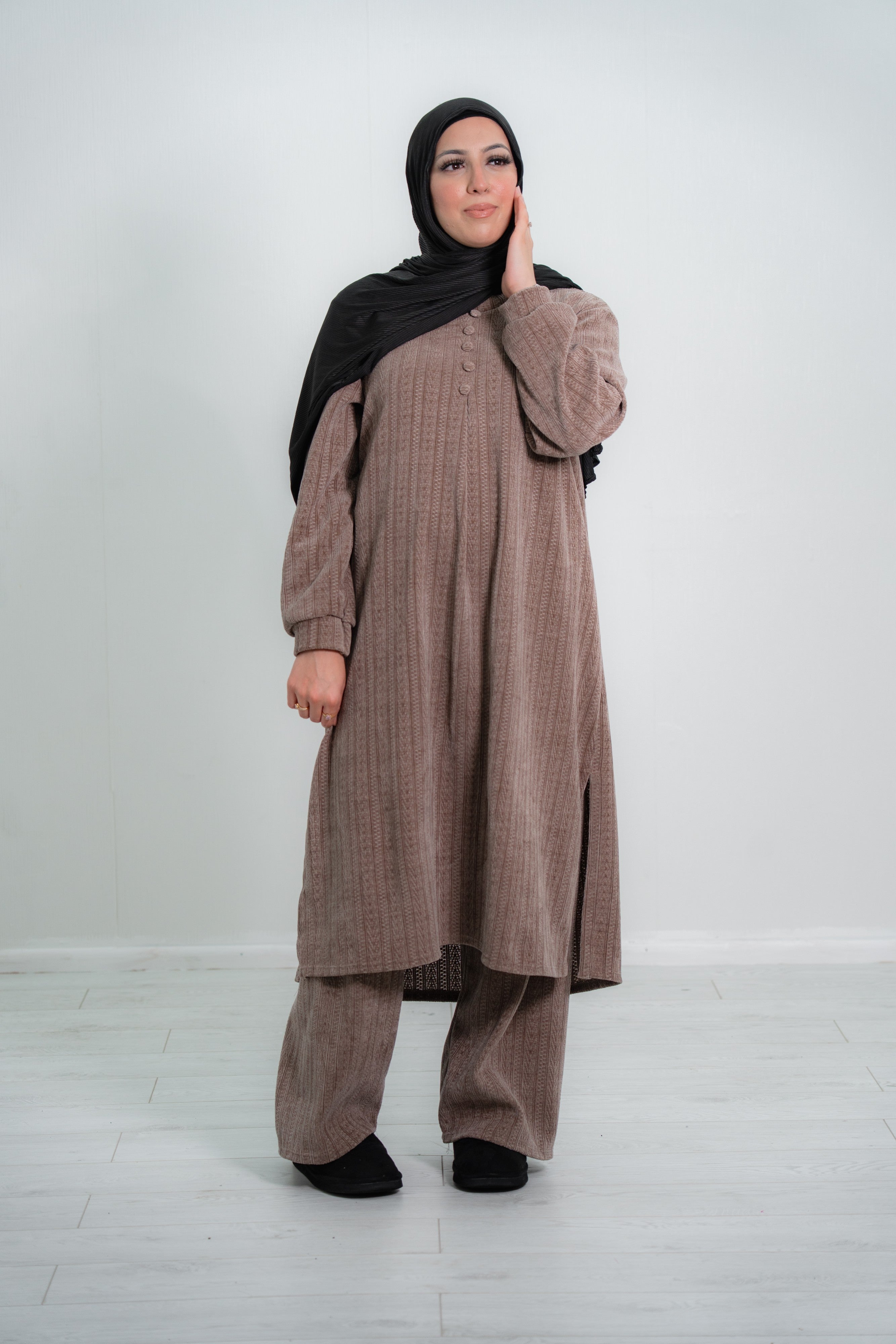 Women’s Long Chenille Wool Co-Ord