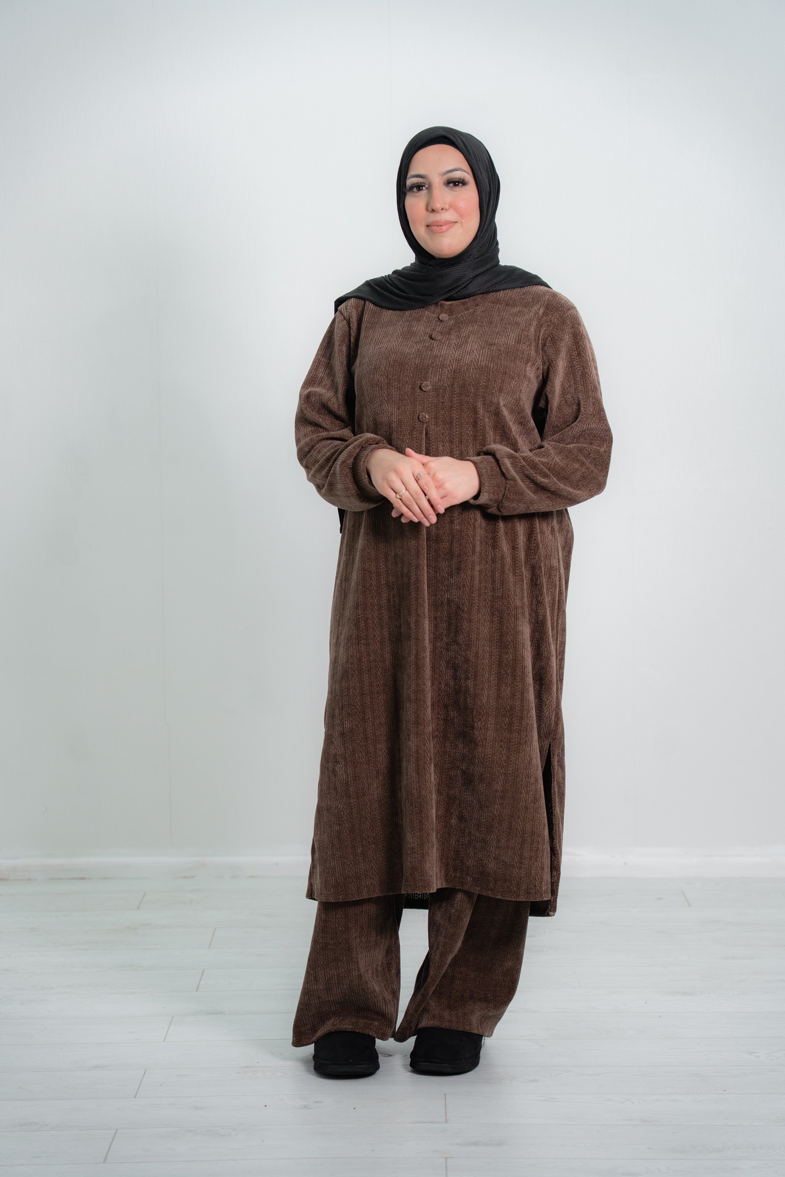 Women’s Long Chenille Wool Co-Ord