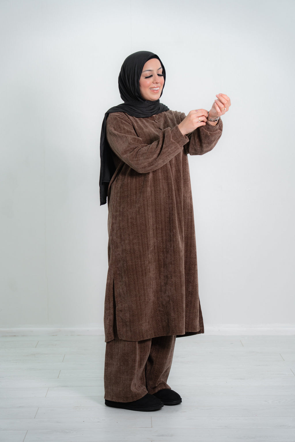 Women’s Long Chenille Wool Co-Ord
