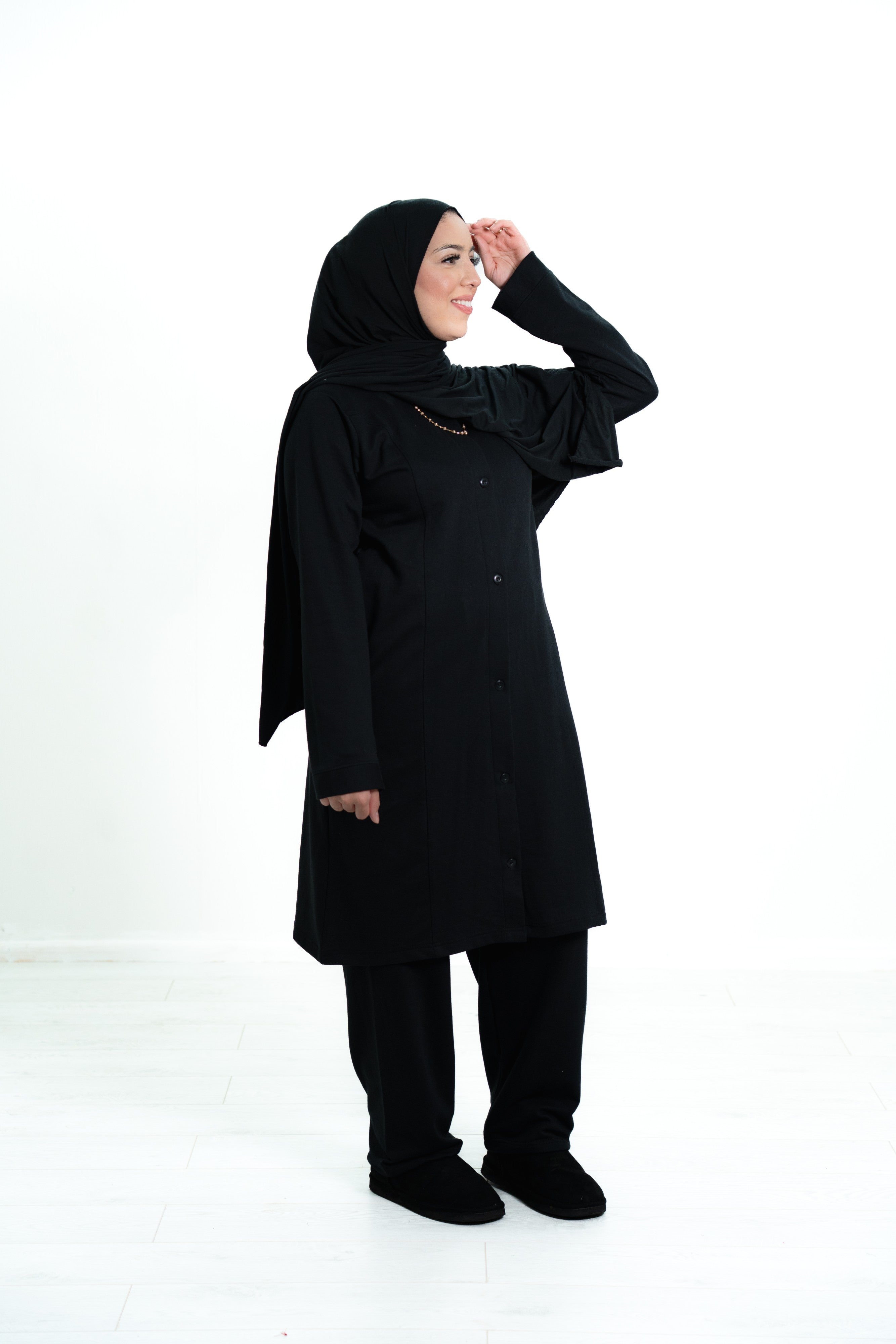 Women’s Button Long Co-Ord Set