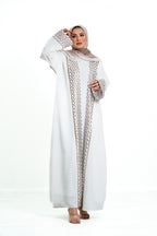 Women’s 2 Piece Abaya with embroidery border