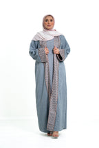 Women’s 2 Piece Abaya with embroidery border