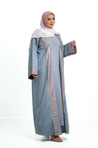 Women’s 2 Piece Abaya with embroidery border