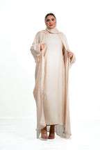 Women’s 2 Piece Chiffon Flowy Abaya