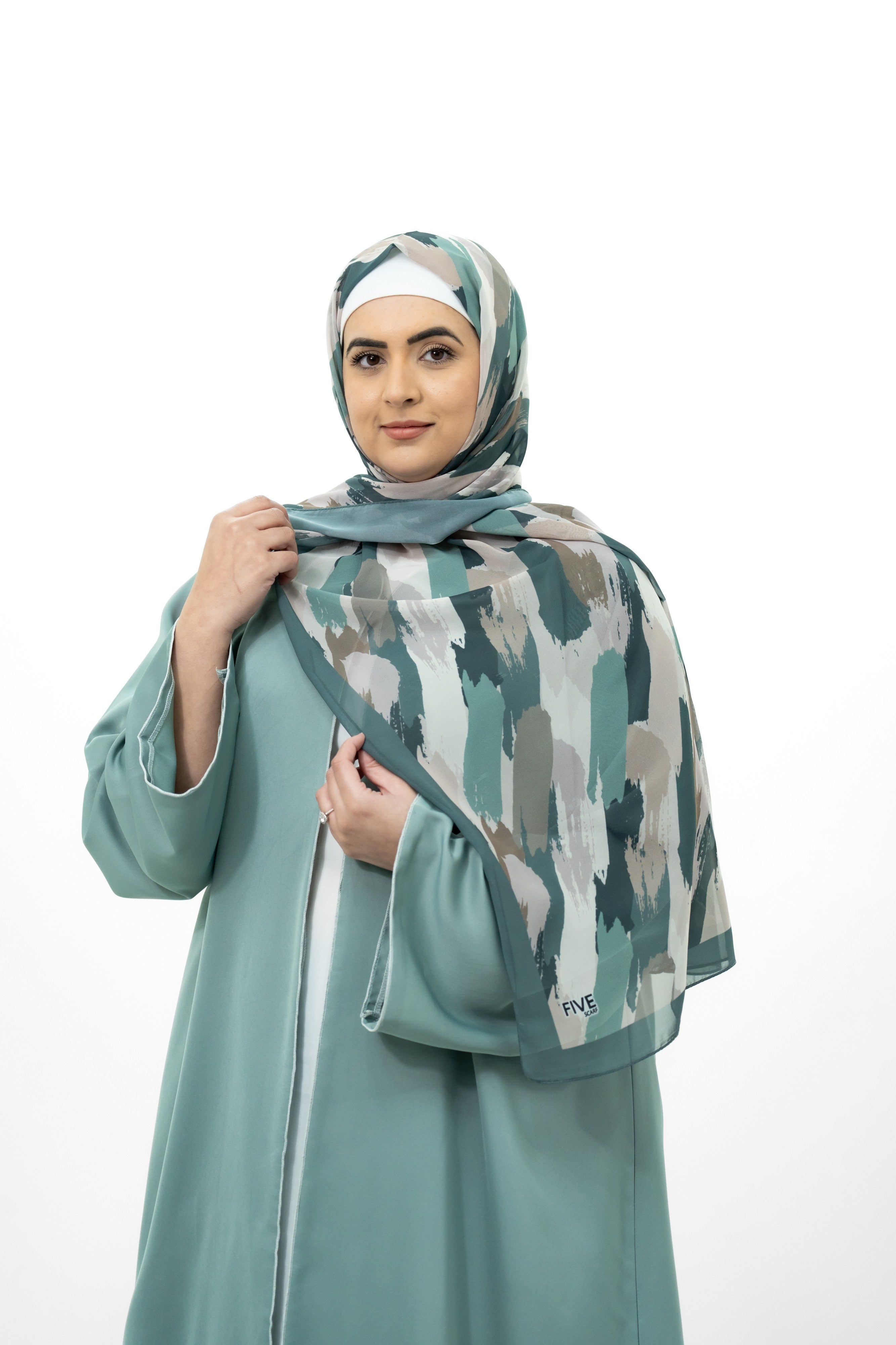 Maroon Silk 2 Piece Abaya
