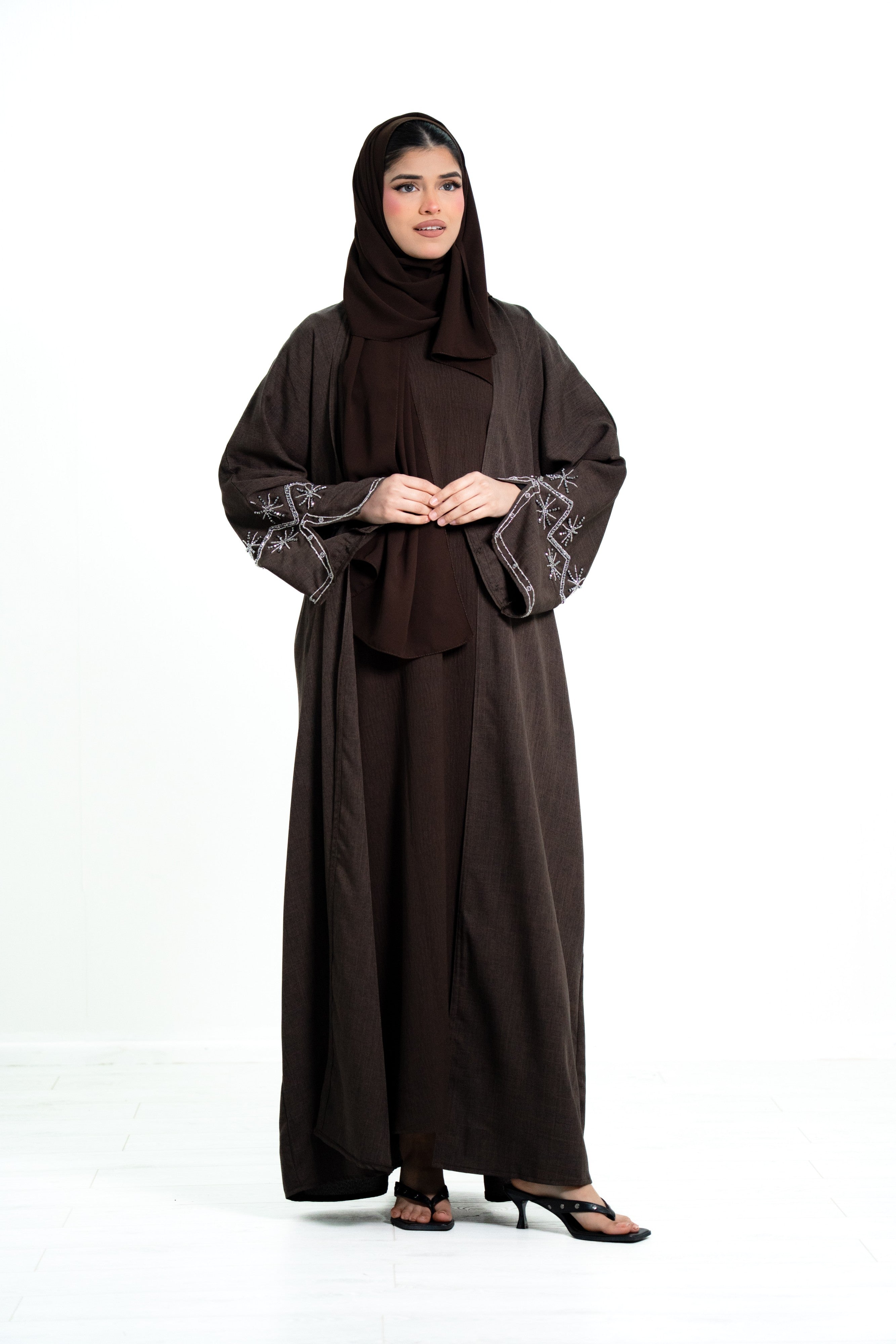 Women’s 2 Piece Open Abaya