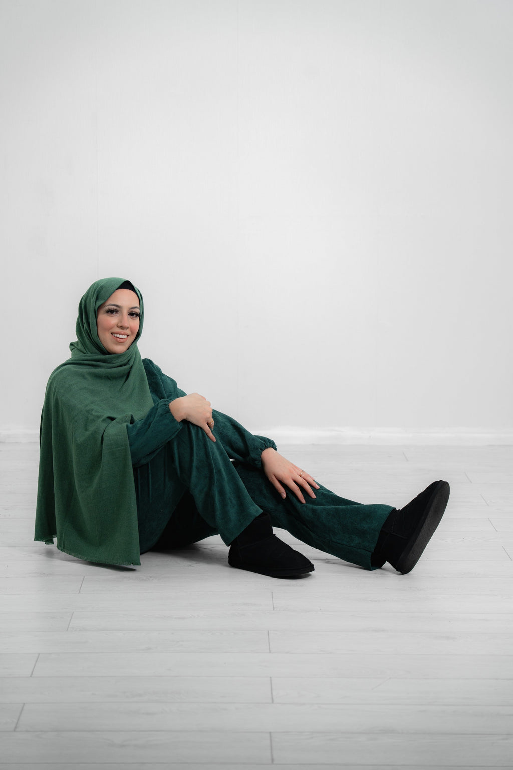 Women’s Co-Ord Set – Button-Down Top & Matching Wide-Leg Trousers
