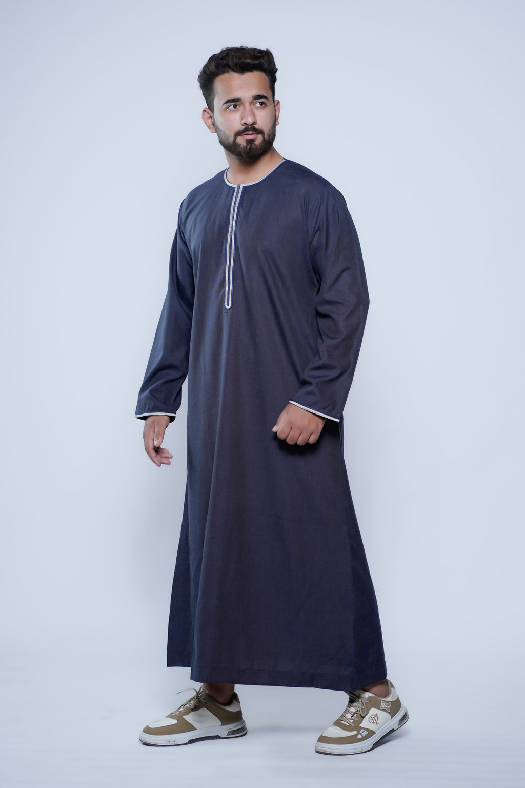 Long Sleeve Omani Embroidery Jubba