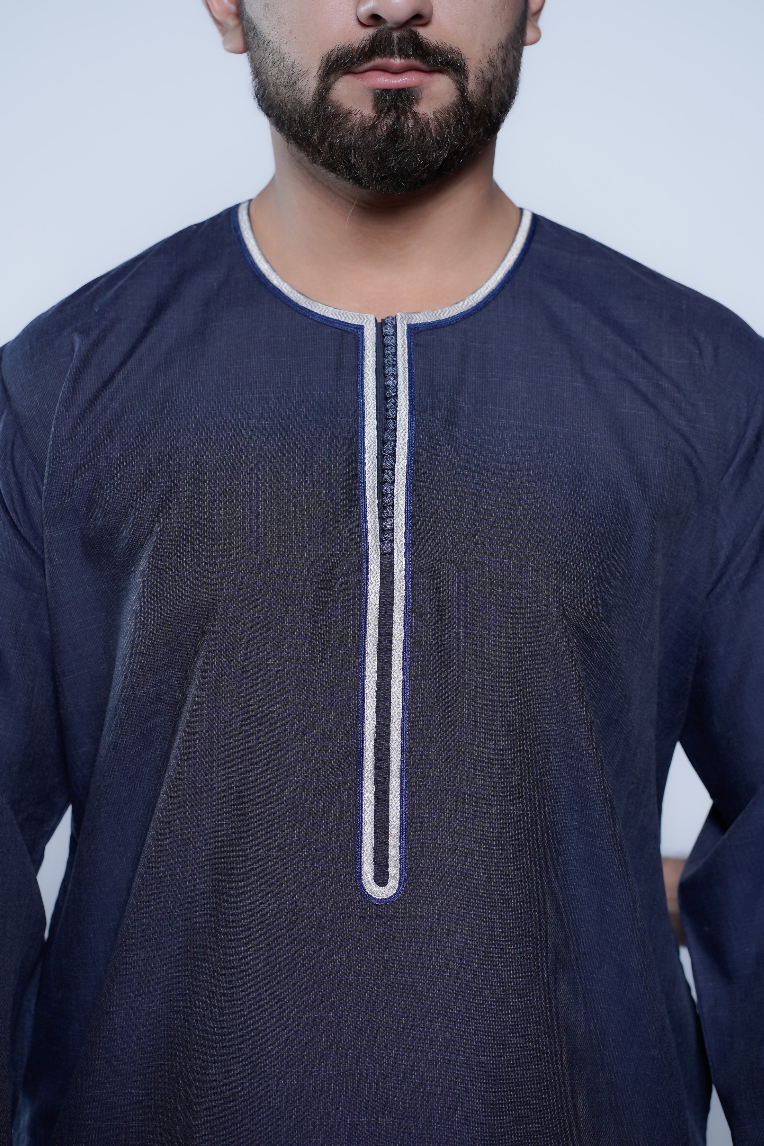 Long Sleeve Omani Embroidery Jubba