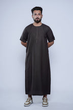 Short Sleeve Omani Jump Stitch Jubba