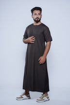 Short Sleeve Omani Jump Stitch Jubba