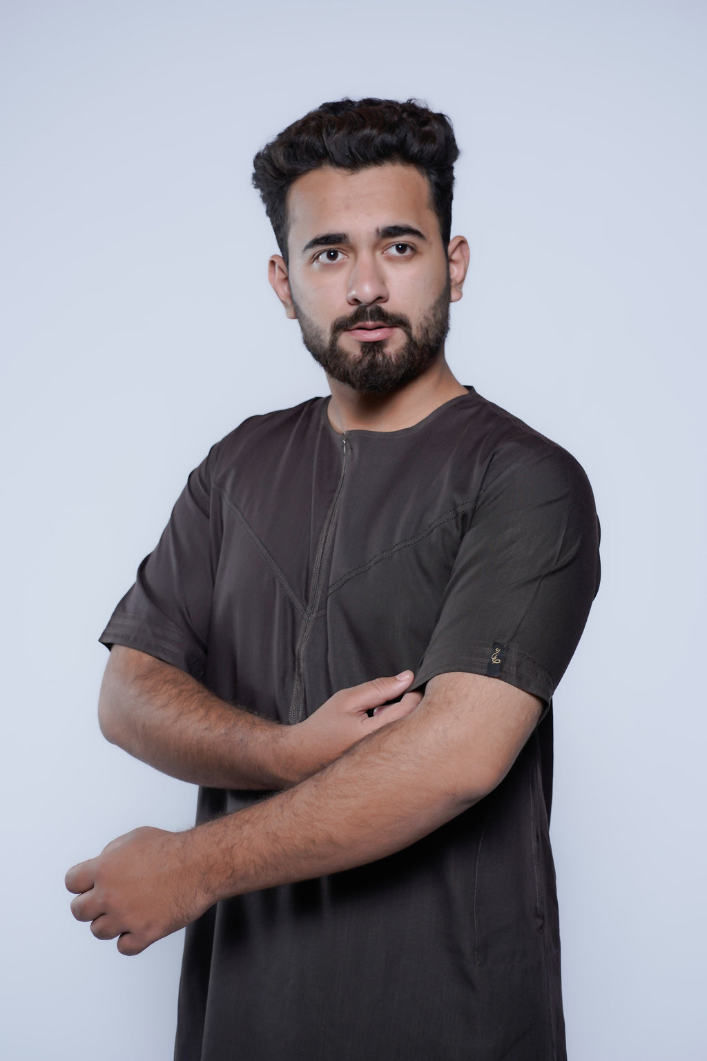 Short Sleeve Omani Jump Stitch Jubba