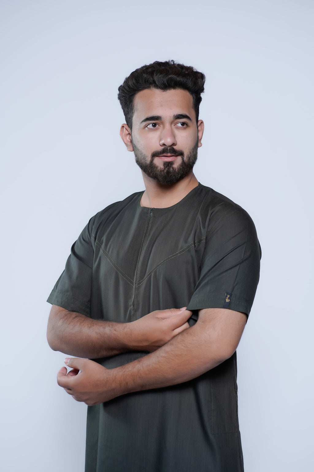 Short Sleeve Omani Jump Stitch Jubba