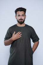 Short Sleeve Omani Jump Stitch Jubba
