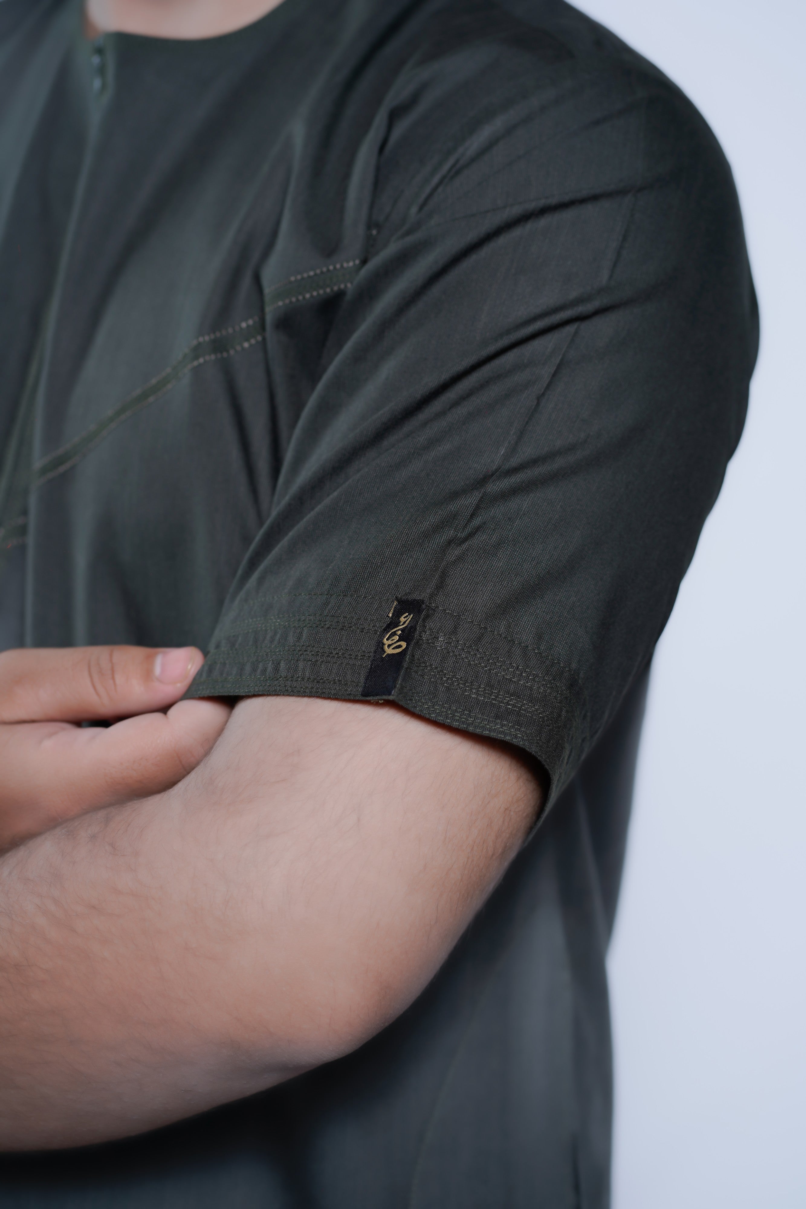 Short Sleeve Omani Jump Stitch Jubba