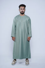 Omani Jubba with Curve Jump stitch design