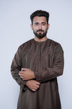 Omani Jubba with Curve Jump stitch design