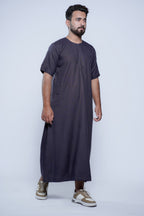 Short Sleeve Omani Jump Stitch Jubba