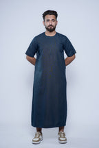 Short Sleeve Omani Jump Stitch Jubba