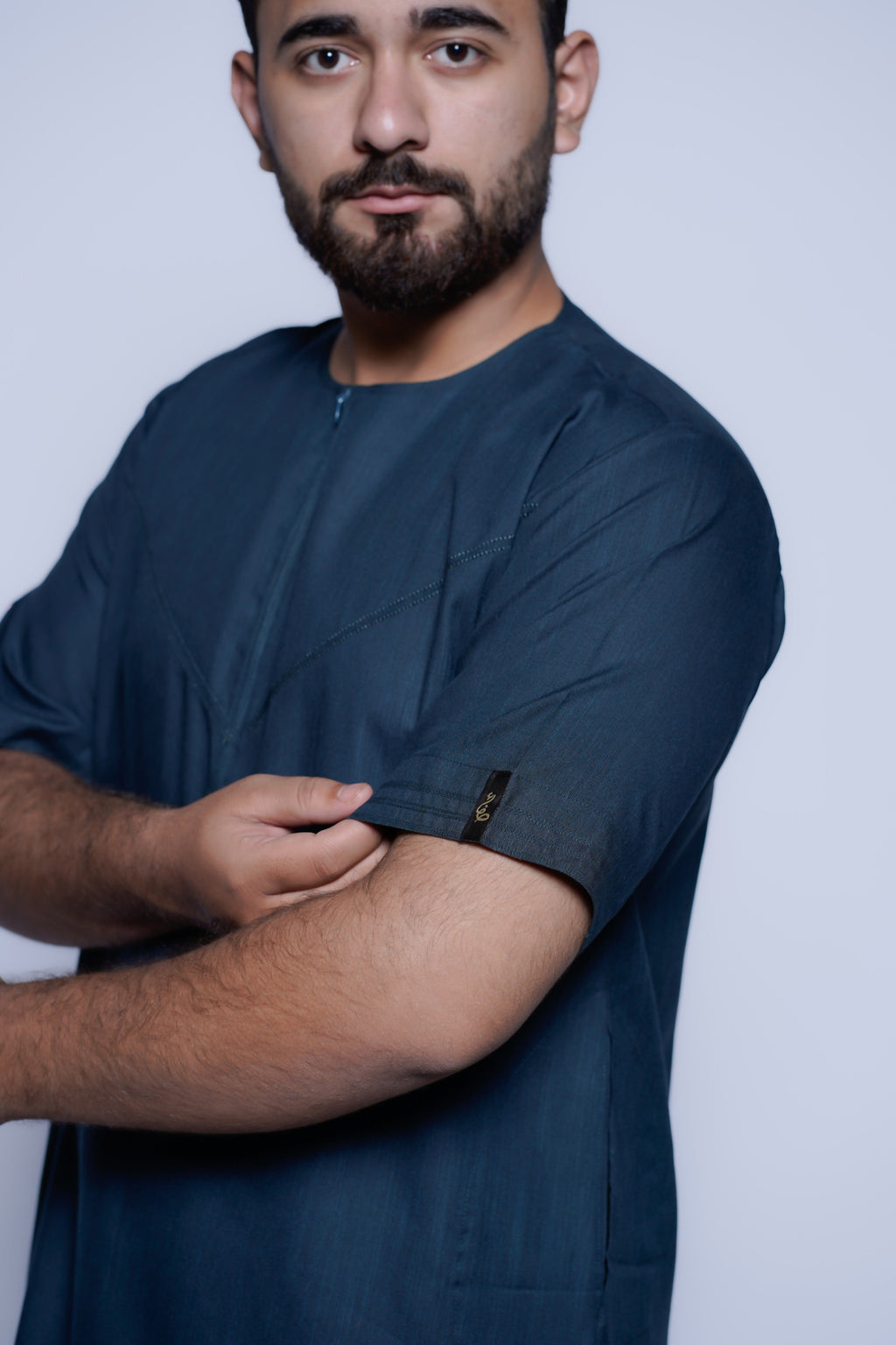 Short Sleeve Omani Jump Stitch Jubba