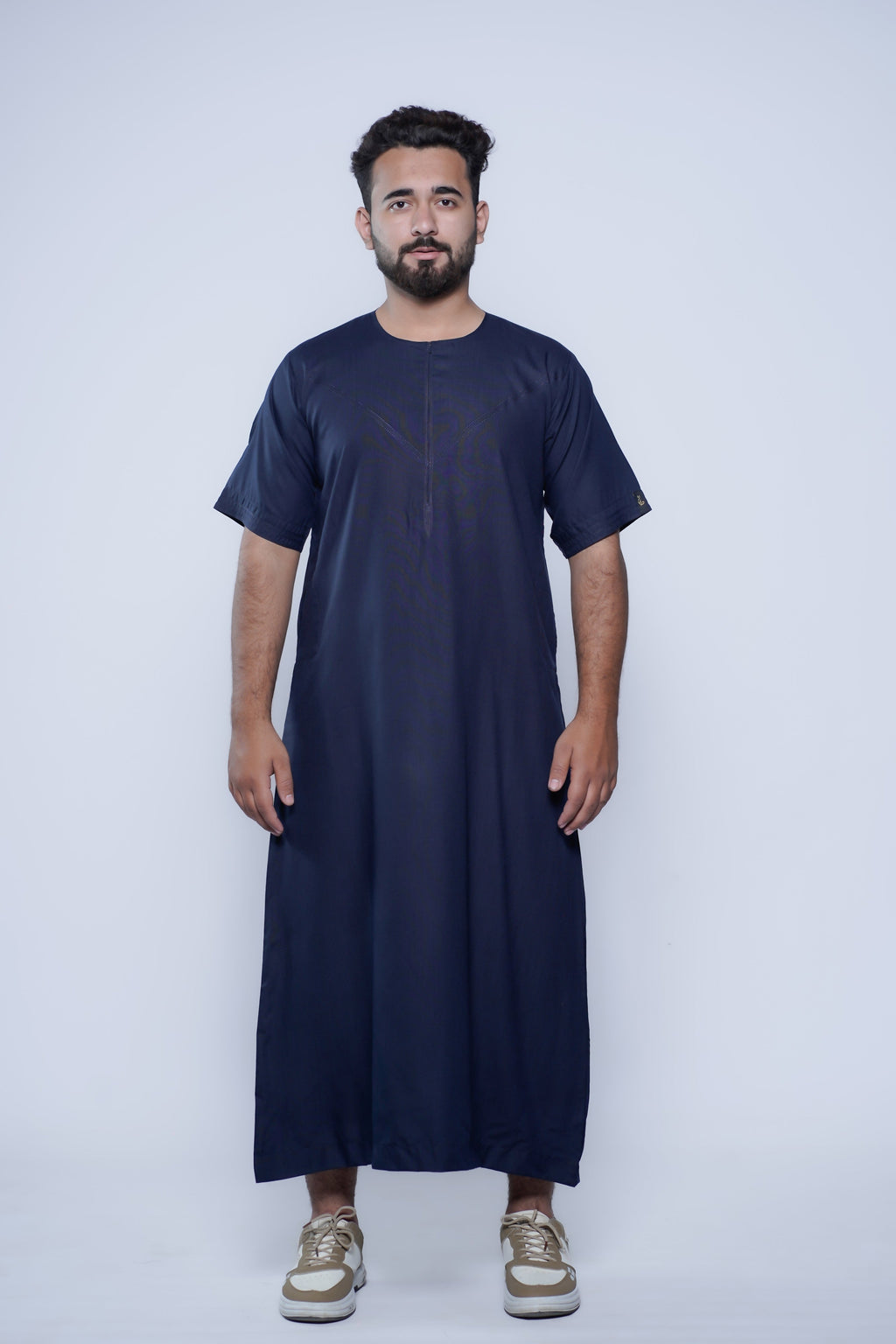 Short Sleeve Omani Jump Stitch Jubba
