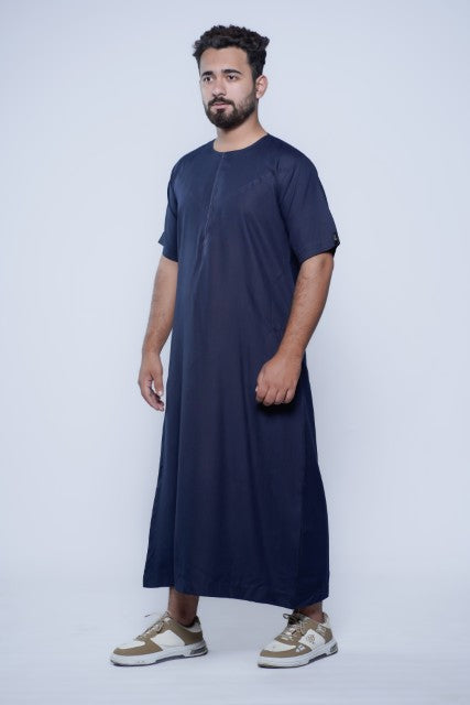 Short Sleeve Omani Jump Stitch Jubba