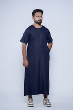 Short Sleeve Omani Jump Stitch Jubba