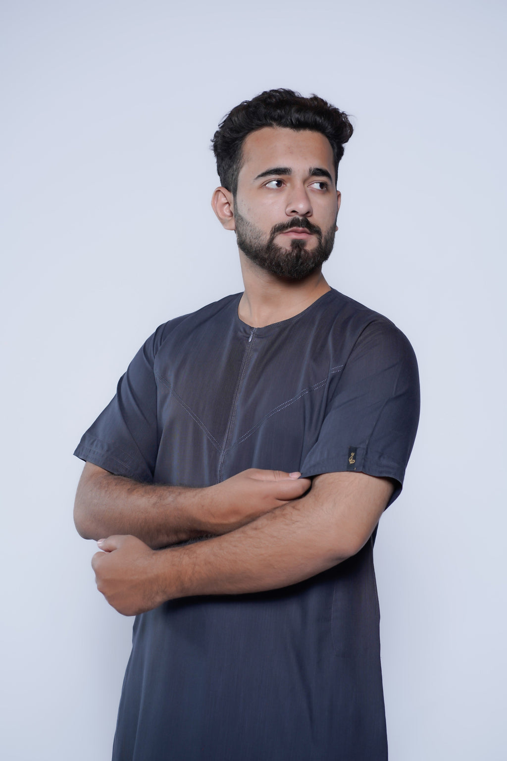 Short Sleeve Omani Jump Stitch Jubba