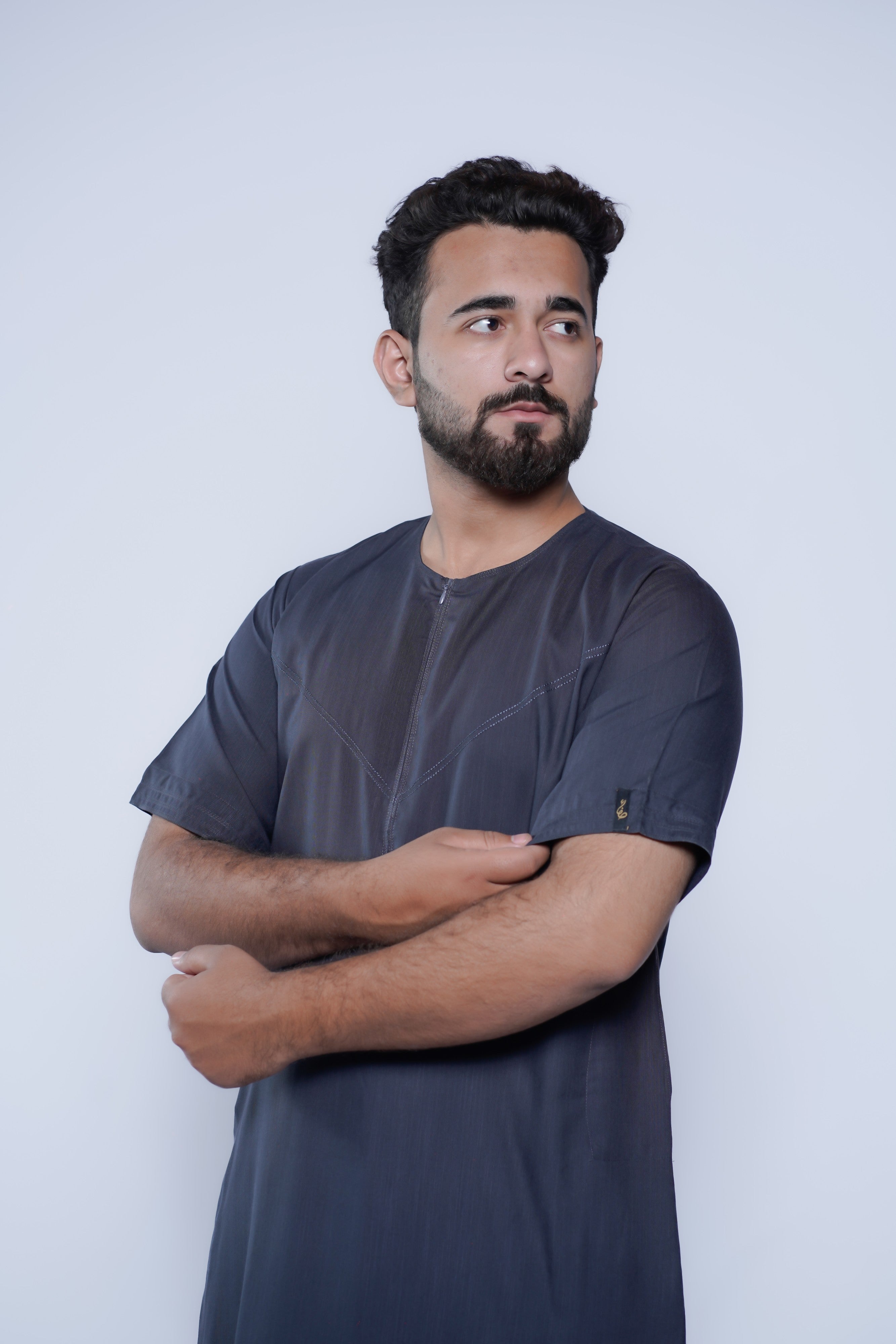 Short Sleeve Omani Jump Stitch Jubba