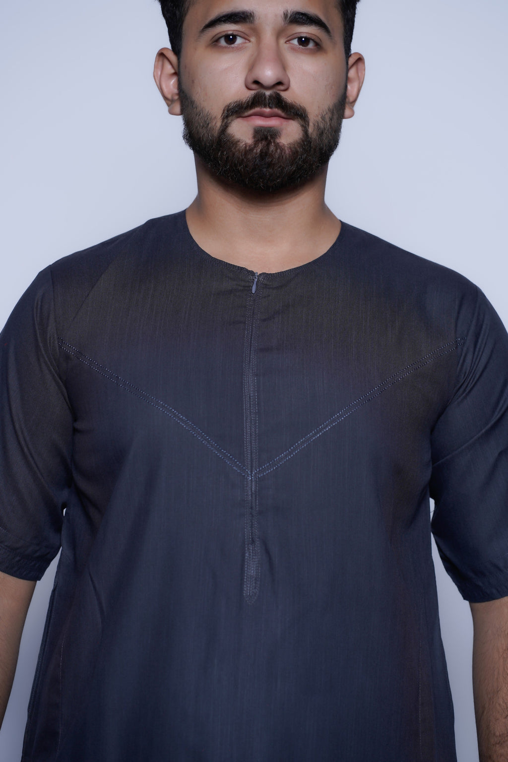 Short Sleeve Omani Jump Stitch Jubba