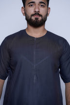 Short Sleeve Omani Jump Stitch Jubba